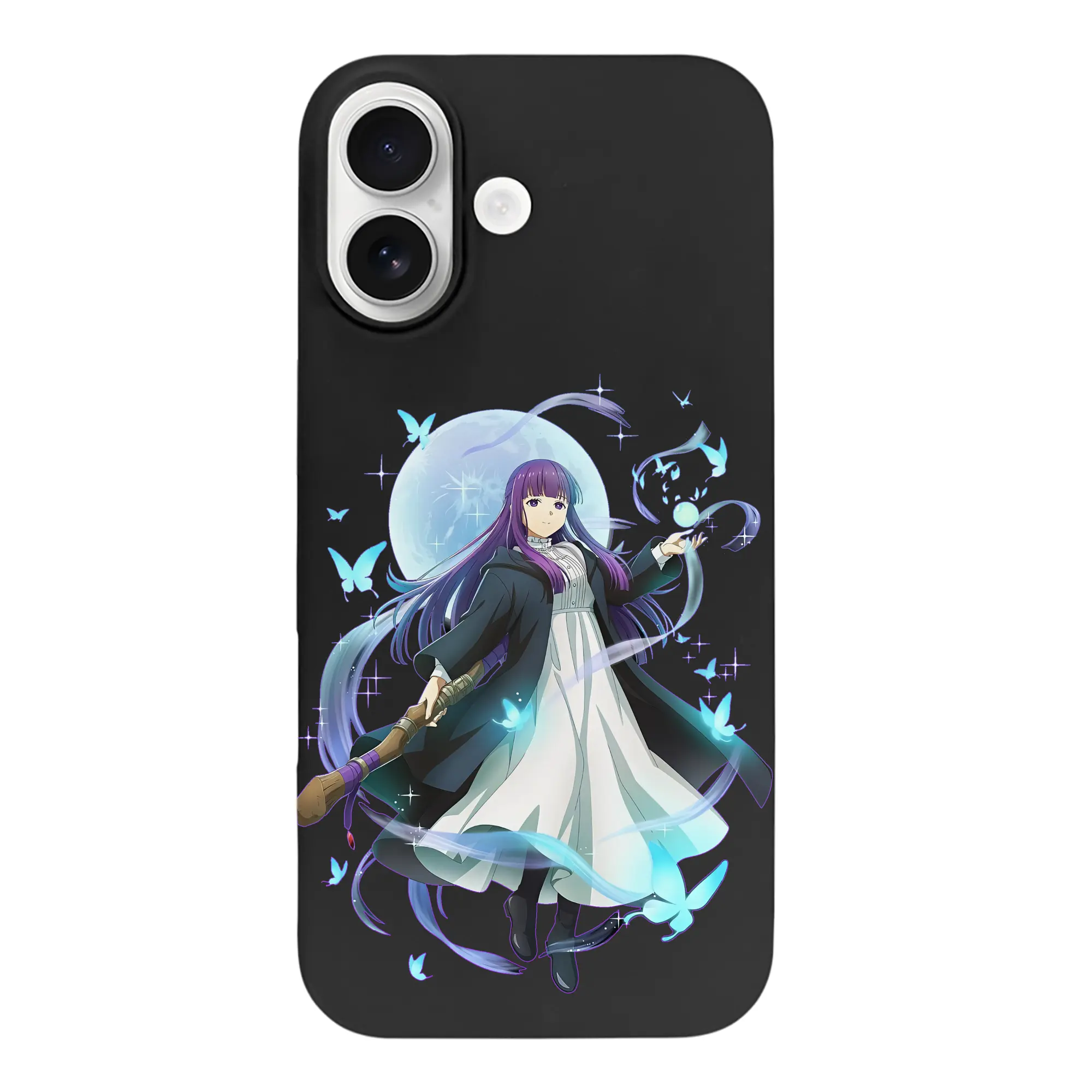 葬送のフリーレン（Frieren） グッズ,フェルン（Fern） - iPhone 17 シリーズ シリコンケース 薄型 耐衝撃 指紋防止 ソフトタッチカバー 精密フィット 傷防止 保護ケース iPhone 17/17 Air/17 Pro/17 Pro Max 対応